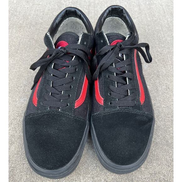 Vans Disney Mickey Mouse Low Top Skate Shoes Mens Size 11 / Womens 12.5 Blk Red main image 9